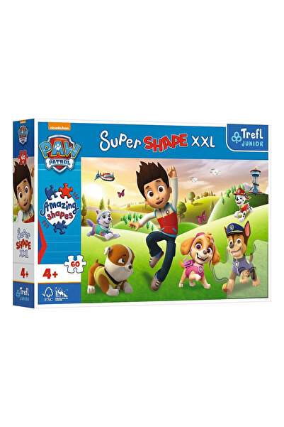 JollyMag PUZZLE TREFL PRIMO SUPER SHAPE XXL 60 Tlapková PATROL