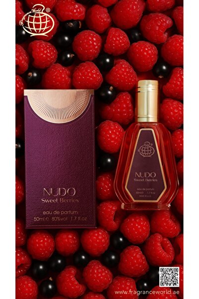 Fragrance World Eau de Parfum Nudo Sweet Berries by Fragrance World, Women, 50 ml