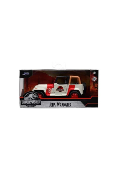 JollyMag Jurassic Park Diecast Jeep Wrangler 1:32 Scale