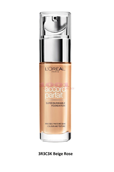 L'oreal Fond de ten True Match, Paris (Optiuni de comanda: 3R3C3K Beige Rose)