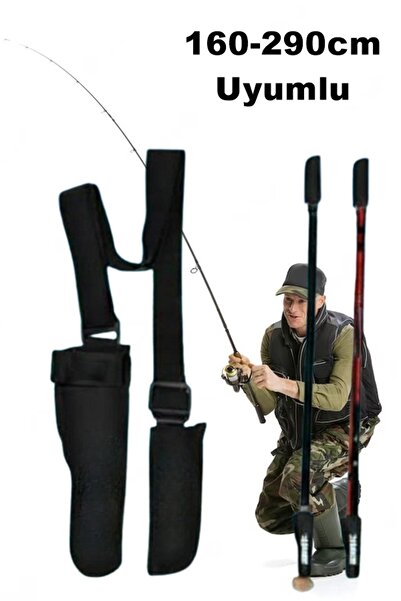 Mega Everest Lastikli Lrf Ve Spin Kamış Koruyucu Kılıfı 2li Kamışlara Uygun 160-290cm Uyumlu