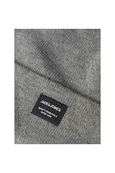 Jack & Jones Jack &amp; Jones Jacdna Beanıe Noos Gri Erkek Bere