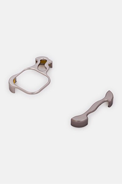 Levelo iPhone 16 Pro Metallo Pro Aluminum Bumper Case, Silver