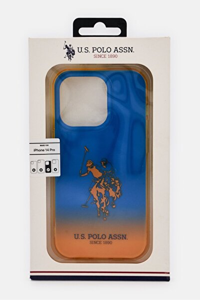 U.S. Polo Assn. iPhone 14 Pro Brand Logo Phone Case, Multicolor
