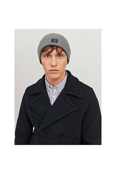 Jack & Jones Jacdna Beanie Noos Сірий Чоловічий Шапка