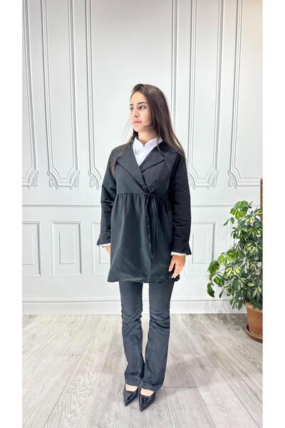 WİSHTEX Wish - Kruvaze Trench Coat