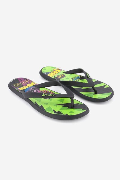 Rider Men Monster Ad Slipper, Green Combo