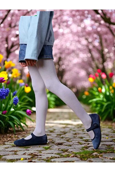 HAYEL 2 чифта висококачествени черно-бели памучни чорапи до коляното за момичета