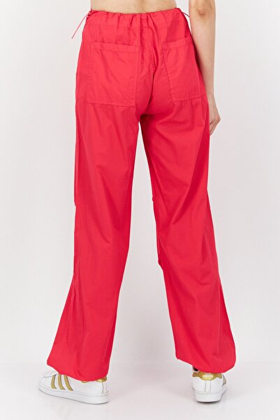 Don't Call Me Jennyfer Women Regular Fit Plain Jogger Pants, Red