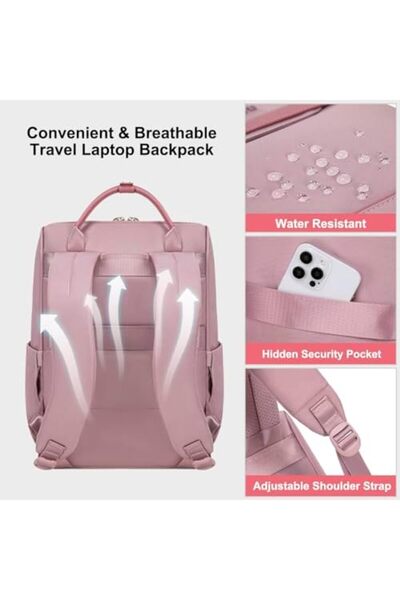 Chantria Casual Backpack for Women Stylish 13L Small Backpack fit 14 inch Laptop Compact Daypack Pol
