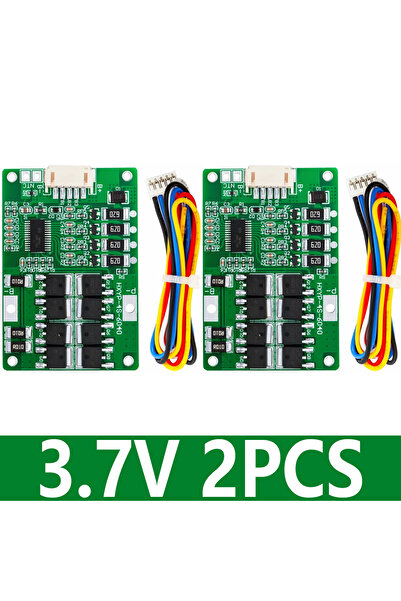 Choice3 بطارية ليثيوم فوسفات الحديد (LiFePO4) متوازنة، 3.7 فولت، قطعتان، 4 خل...