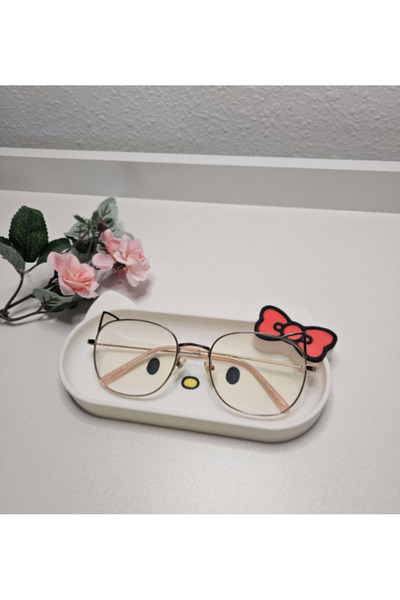 Gonulella Hello Kitty Tasarımlı Gözlük Standı – Sevimli Gözlük Organizeri