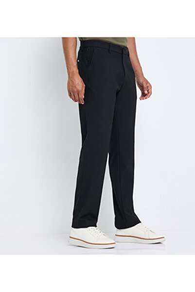 Ben Sherman Men's Black Semi Formal Pants