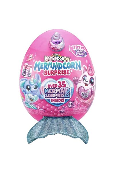 Zuru لعبة رينبوكورنز ميرميدكورن سربرايز المحشوة (لون ذيل عشوائي)