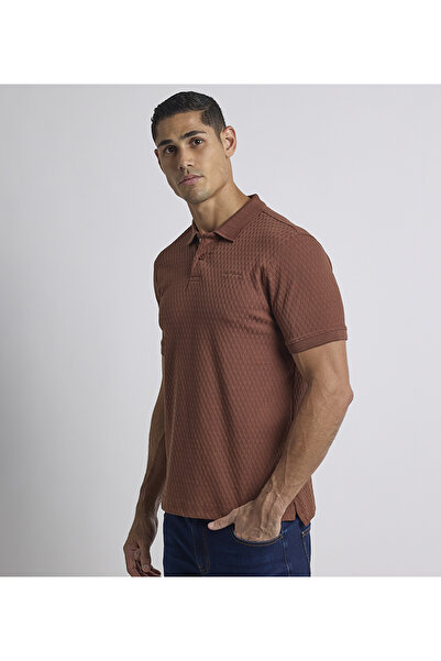 Ben Sherman Men's Brown Knit Polo