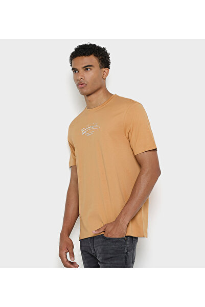 Ben Sherman Men's Brown Crew Neck Tee