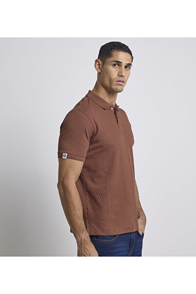 Ben Sherman Men's Brown Knit Polo