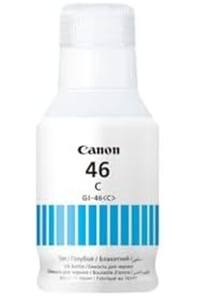 Canon GI-46C, Cyan Ink Bottle, Prints Up to 15,755 Pages, 135 ml