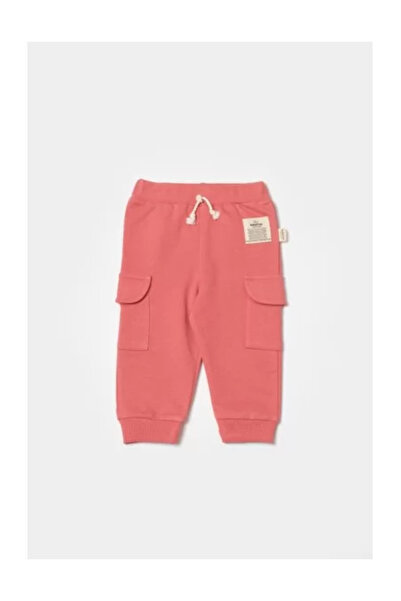 BabyCosy Pants with side pockets, Two thread, 100% cotton - Rose,