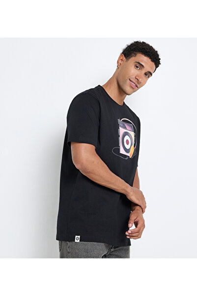 Ben Sherman Men's Black Crew Neck Tee