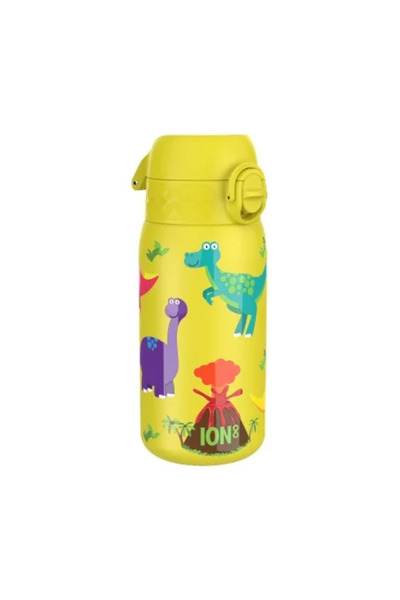 Ion8 Sticlă de apă pentru copii, oțel inoxidabil, 320 ml, dinozauri -