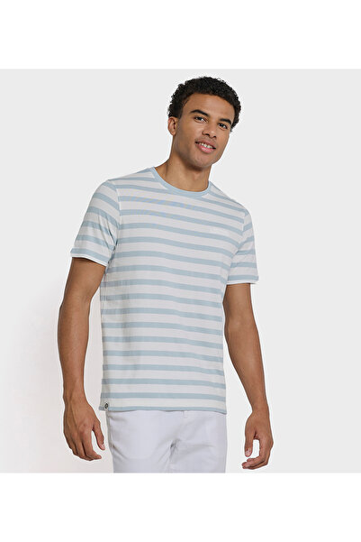 Ben Sherman تي شيرت رجالي أزرق برقبة دائرية