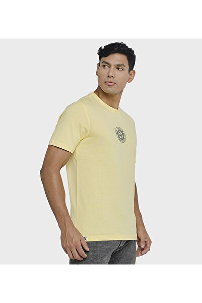 Ben Sherman Men's Yellow Crew Neck Tee