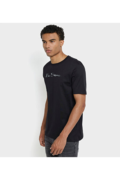 Ben Sherman Men's Black Crew Neck Tee