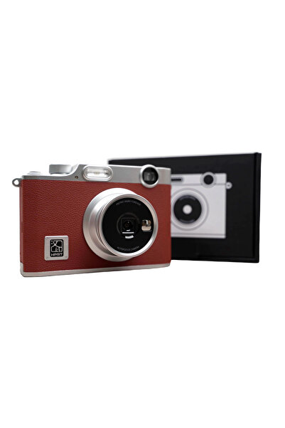 HPRT Z3 Instant Print Camera – 2.8" Screen Instant Editing & Printing Camera (Brown)