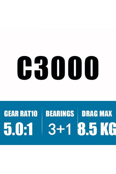 Choice1 بكرة صيد شيمانو سيينا الأصلية الدوارة C3000، مناسبة للمياه المالحة وا...