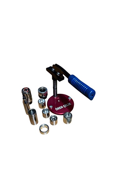 ören çelik The Portable Mini Press metal set 12 ga