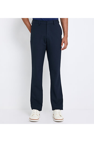 Ben Sherman Men's Blue Semi Formal Pants