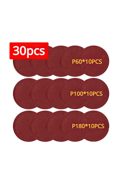 Choice4 A1 30PCS 30pcs/Set 5Inch 125mm Round Hook and Loop Sandpaper Woodwork...
