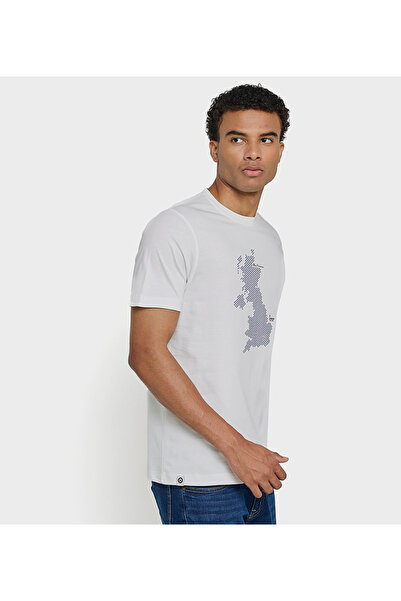 Ben Sherman Men's White Crew Neck Tee