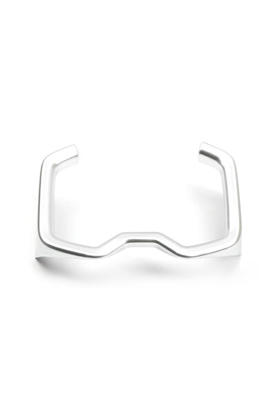 Choice3 B Silver ABS Car Front Row Water Cup Holder Frame Trim Central Contro...