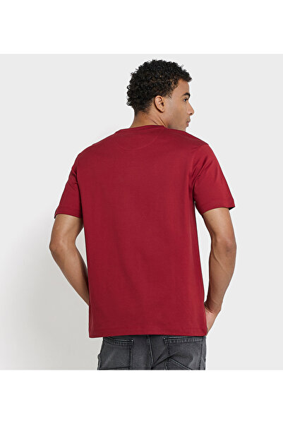 Ben Sherman Men's Red Crew Neck Tee