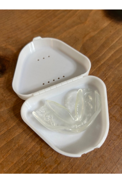 Gonulella Protez Diş Saklama Kabı Aparey Kutusu Şeffaf Plak Kabı Gece PlağıI Saklama Kutusu Diş Plak Kabı