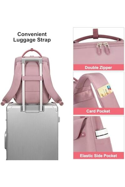 Chantria Casual Backpack for Women Stylish 13L Small Backpack fit 14 inch Laptop Compact Daypack Pol