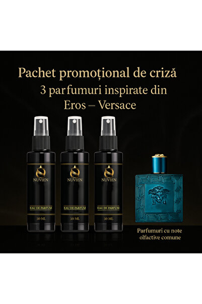 Nuvien Σετ 3 αρωμάτων 50ml – Εμπνευσμένο από τον Έρωτα V.