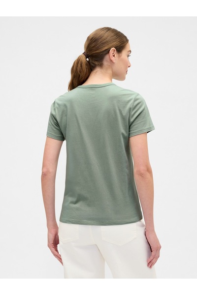 GAP Kadın Yeşil Favorite Grafik T-Shirt