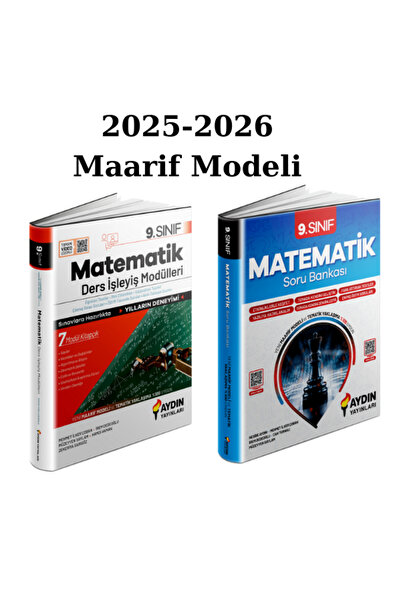 Aydın Yayınları Aydın 9. Sınıf Matematik Soru Bankası- Matematik Ders İşleyiş...