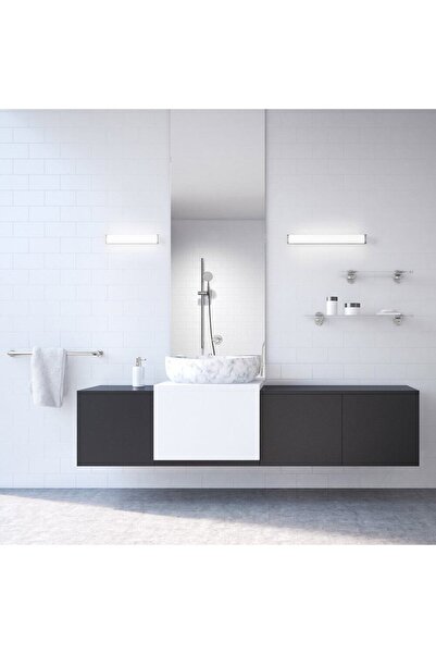 SMARTER Smarter LED wall lamp, aluminum structure, PMMA diffuser, 16W, IP44, 604 x 75 x...