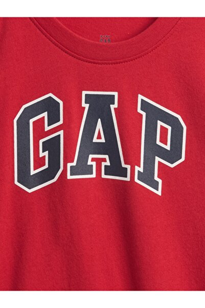 GAP Erkek Bebek Kırmızı Logo T-Shirt