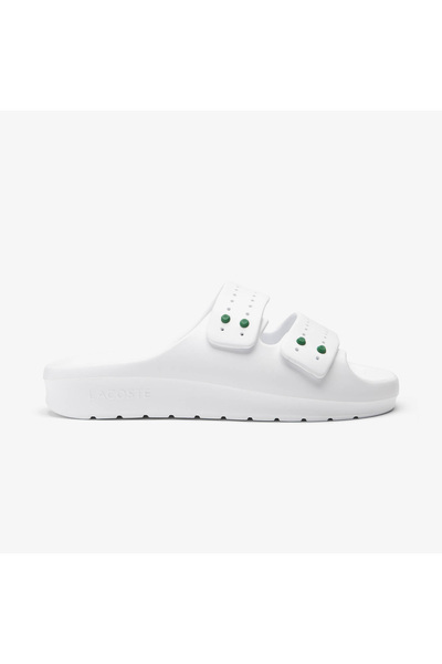 Lacoste Serve Strap Kadın Beyaz Terlik