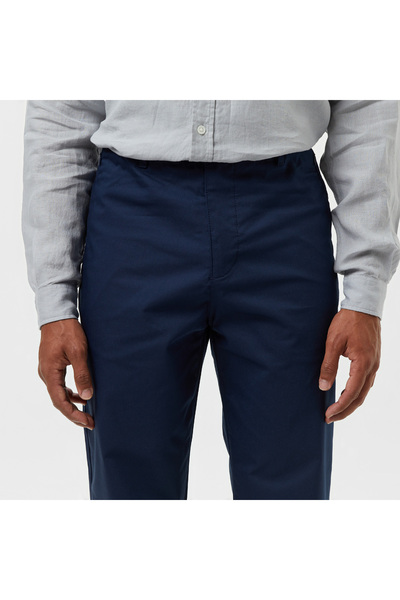 Lacoste Erkek Tapered Fit Lacivert Pantolon