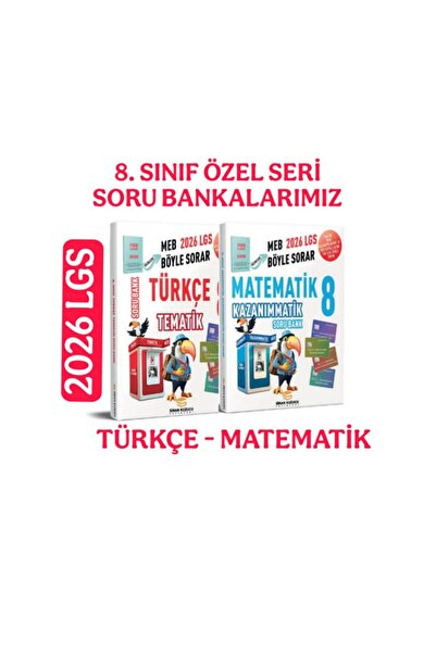 SİNAN KUZUCU YAYINLARI 8. SINIF LGS TÜRKÇE TEMATİK - MATEMATİK KAZANIM MATİK ...