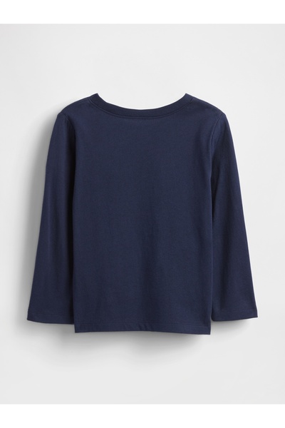GAP Erkek Bebek Lacivert Logo T-Shirt