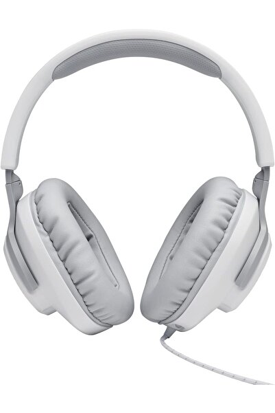 JBL Quantum 100 Wired Over-Ear Gaming Headset - White