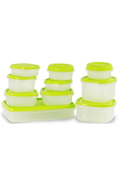 Pioneer 10-Piece Food Container Set PND20 – Airtight Plastic Storage Boxes (Sizes Included)