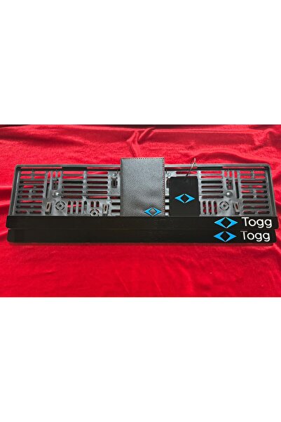 TR Togg T10X - T10F Pleksi Kabartmalı Plakalık - Deri Ruhsat Cüzdanı - Pleksi...